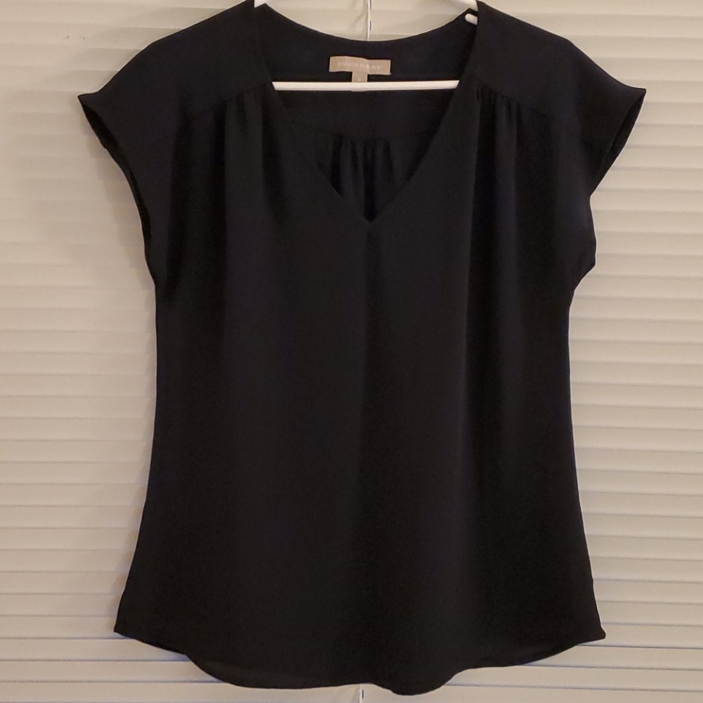 Navy Banana republic blouse